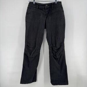 Kuhl Pants Womens 6 Gray Twill Straight Leg Stretch Outdoor Casual Hiking Travel